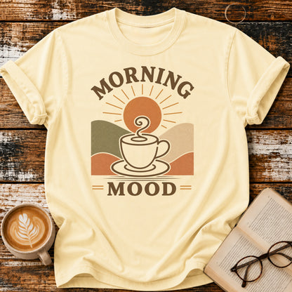 Morning Mood Vintage T-Shirt | Coffee Lover Tee | Slow Living Shirt